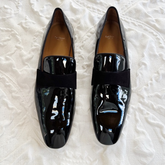 Paul Stuart Men's Heron Patent Leather Loafers Size 15 New - Picture 5 of 15
